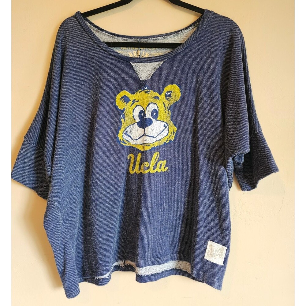 The Original Retro Brand UCLA 3/4 Sleeve - Blue Med/Large Bruins